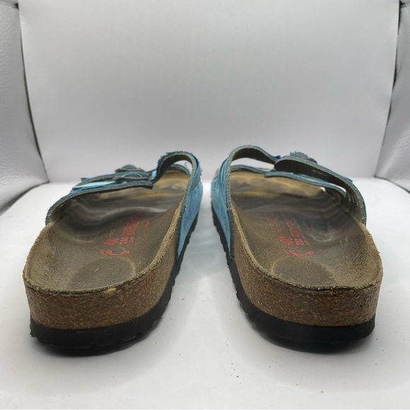 Birkenstock women’s light blue sandals limited edition size 40  US9.5 - Picture 5 of 6